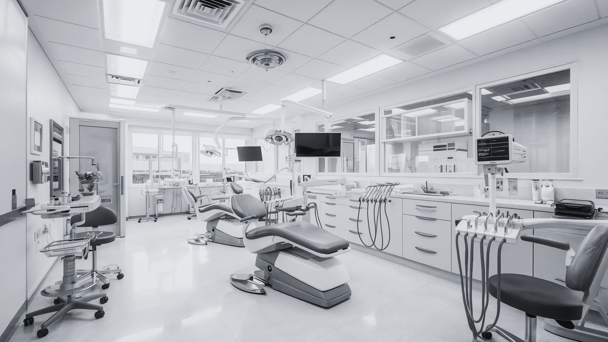 Clean medical facility room for healthcare office cleaning